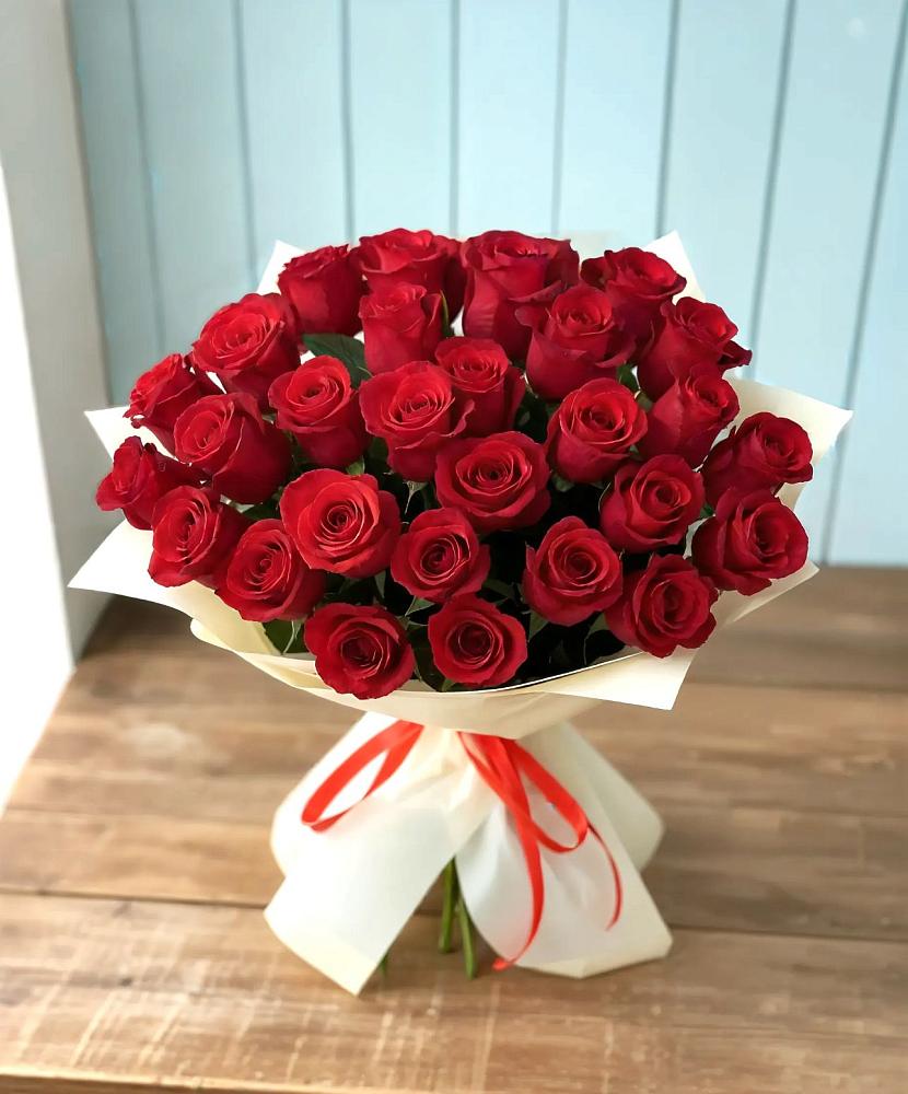 Букет 29 Красных роз в Сергеевке
