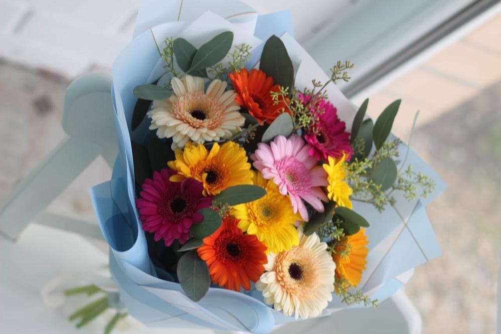 Букет цветов из: Герберы в Сергеевке