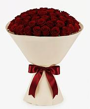 Букет 101 Бордовая роза Блэк Бакарра в Сергеевке