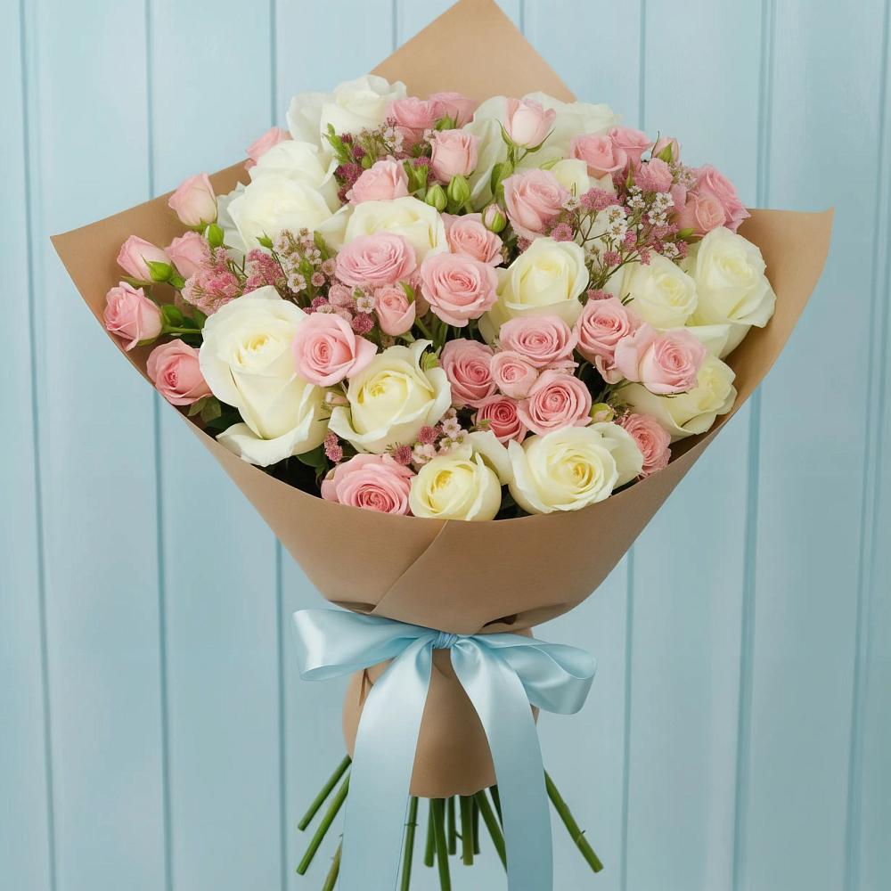 Букет цветов из: Розы в Сергеевке