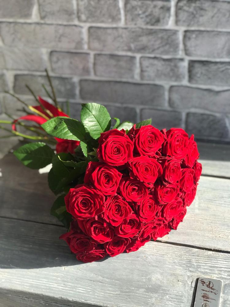Букет Красные розы Фридом в Сергеевке