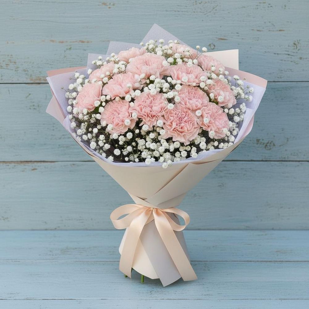 Букет цветов из: Гвоздики в Сергеевке