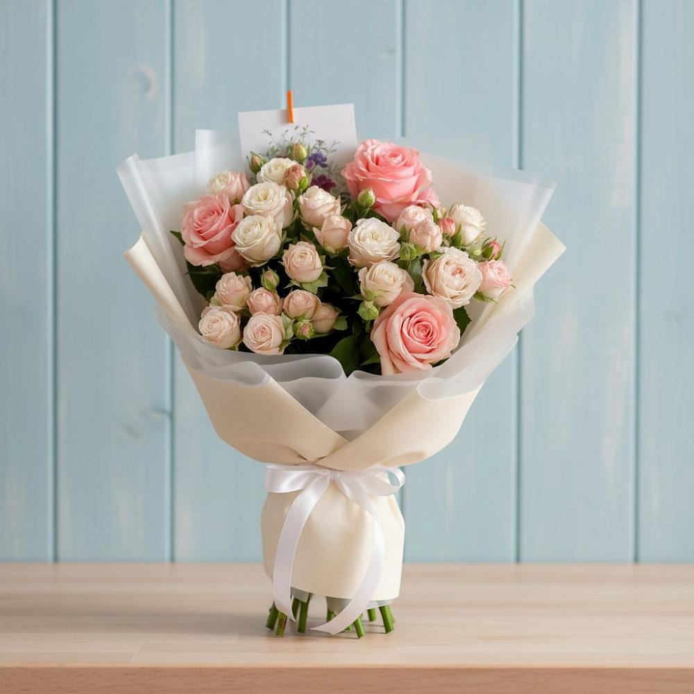 Букет цветов из: Розы в Сергеевке