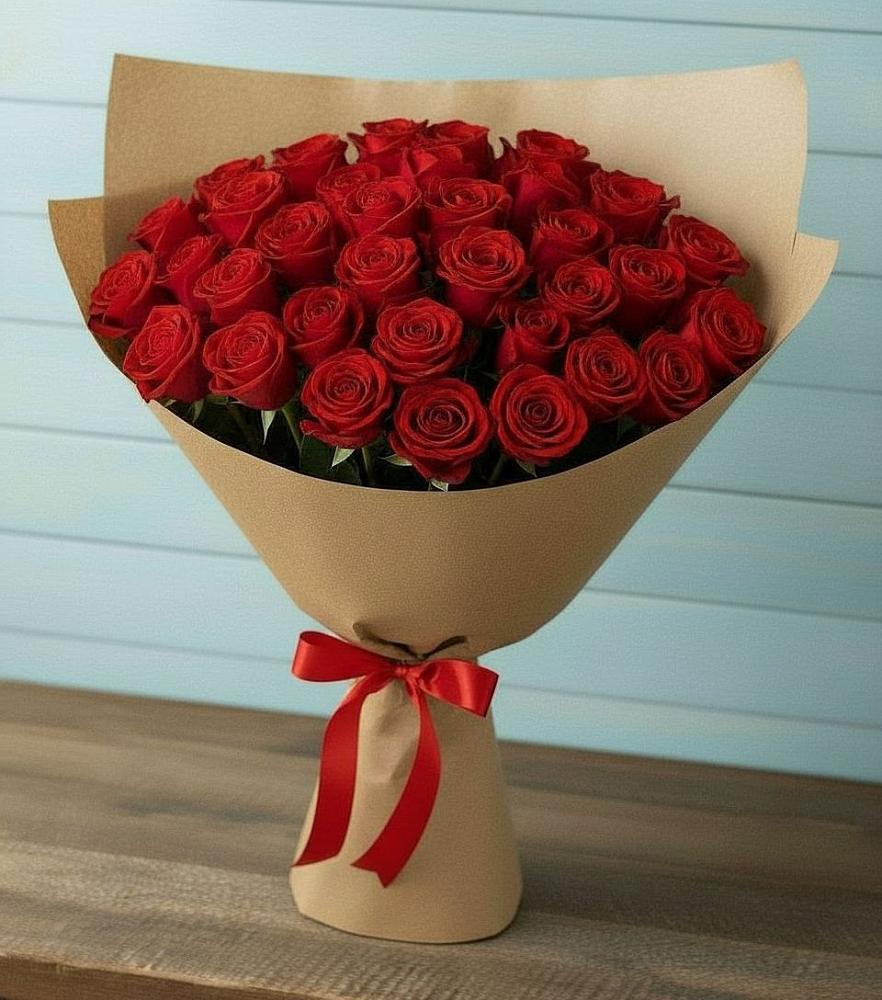 Букет Красные розы Милано в Сергеевке