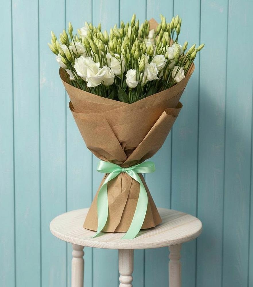 Букет цветов из: Лизиантусы в Сергеевке