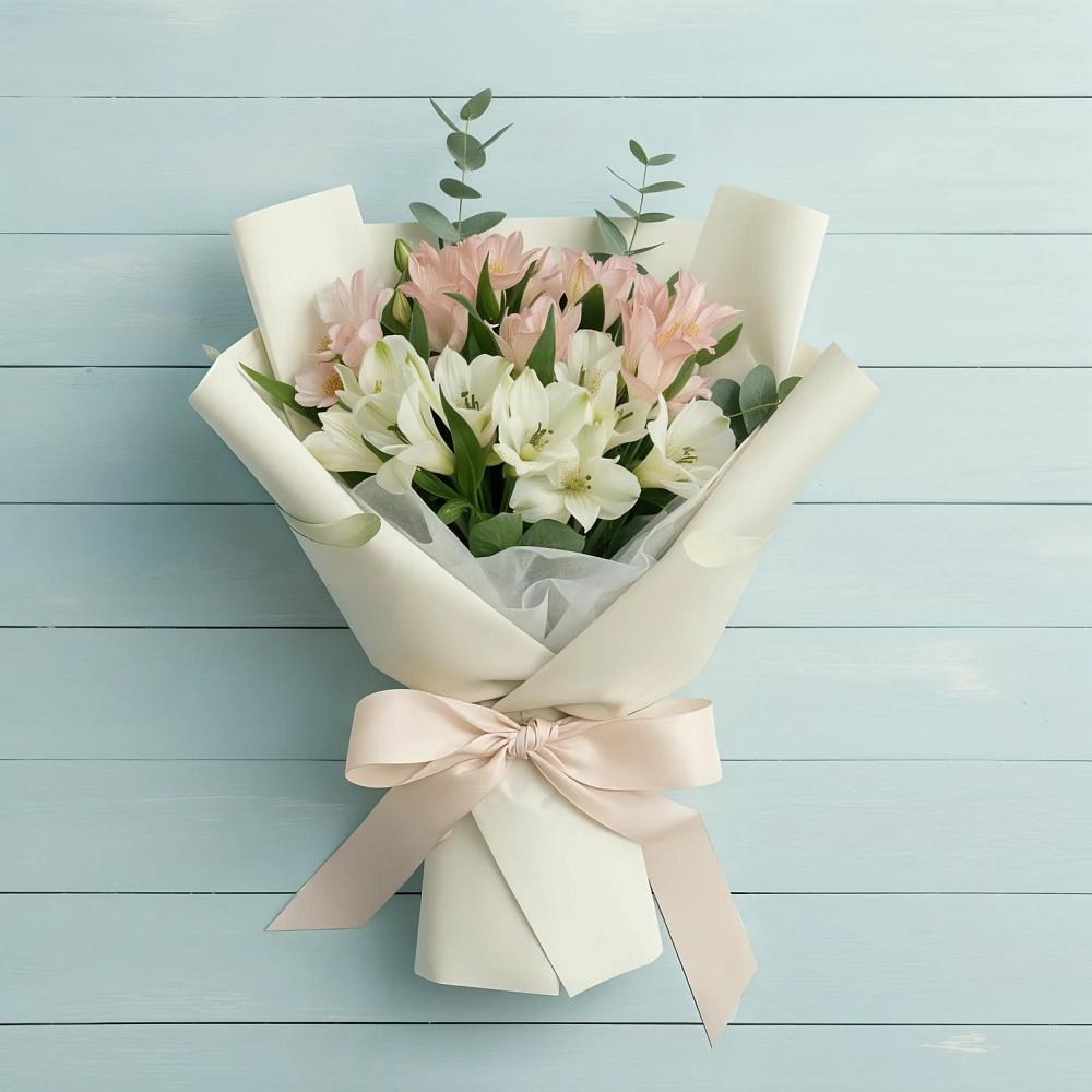 Букет цветов из: Альстромерии в Сергеевке