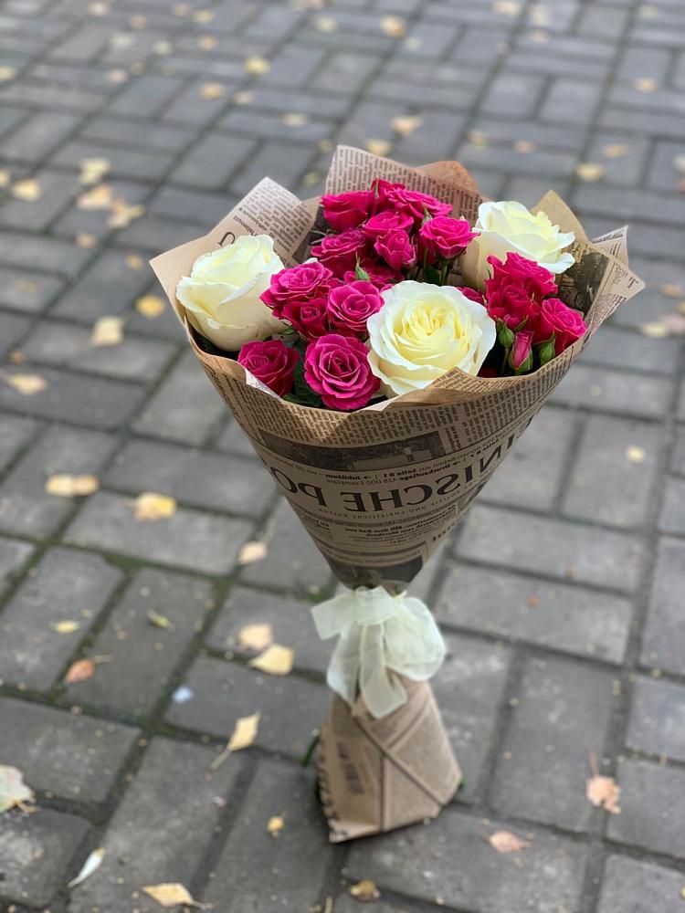Букет цветов из: Розы в Сергеевке
