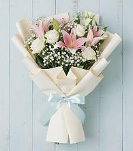 Букет цветов из:  Лилии в Сергеевке